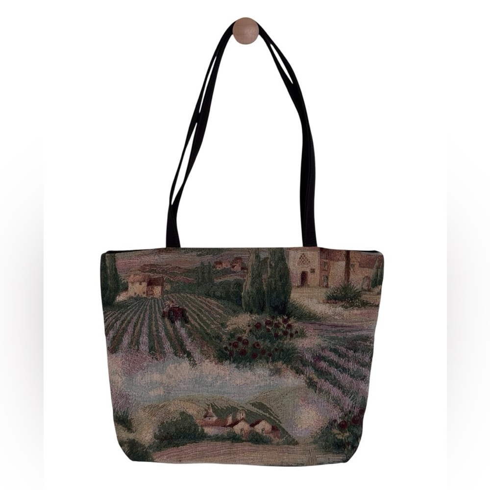 Danny K Tapestry Purse Shoulder Bag Vintage Made in USA